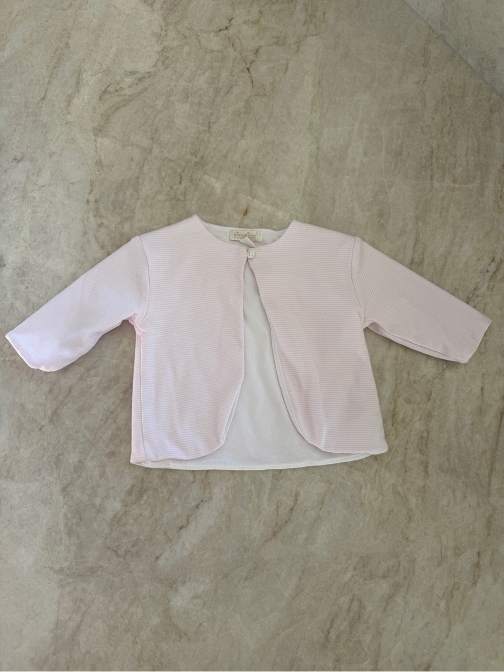 Baby Girls' Light Pink Knit Jacket-Kissy Kissy